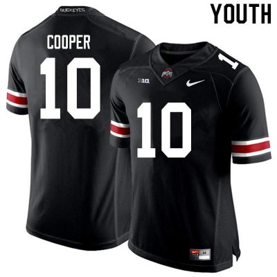 Youth Ohio State Buckeyes #10 Mookie Cooper Black Nike NCAA College Football Jersey Stock XEV5244PI